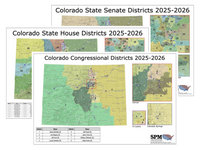 2025-2026 Colorado Legislative Map Bundle