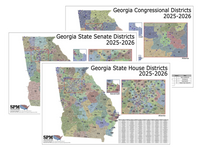 2025-2026 Georgia Legislative Map Bundle