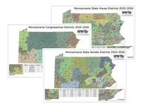 2025-2026 Pennsylvania Legislative Map Bundle