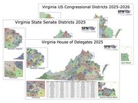 2025 Virginia Legislative Map Bundle