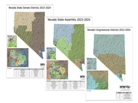 2023-2024 Nevada Legislative Map Bundle